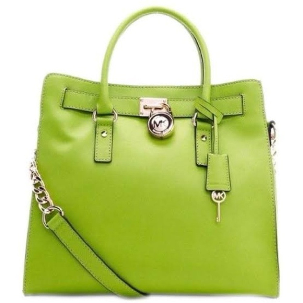 Michael Kors Bright Green Satchel